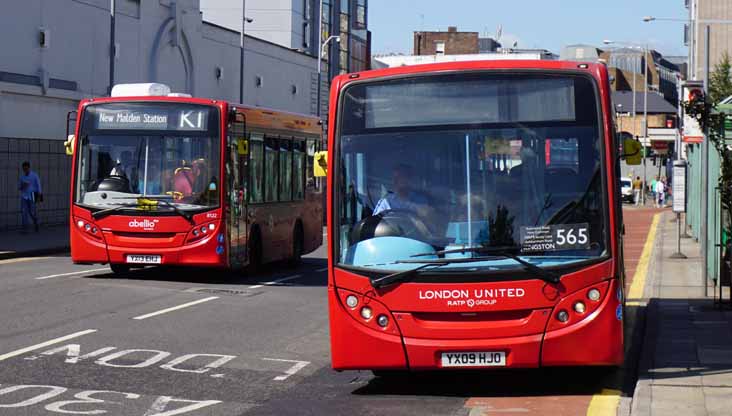 Abellio Alexander Dennis Enviro200 8122 & London United DE25